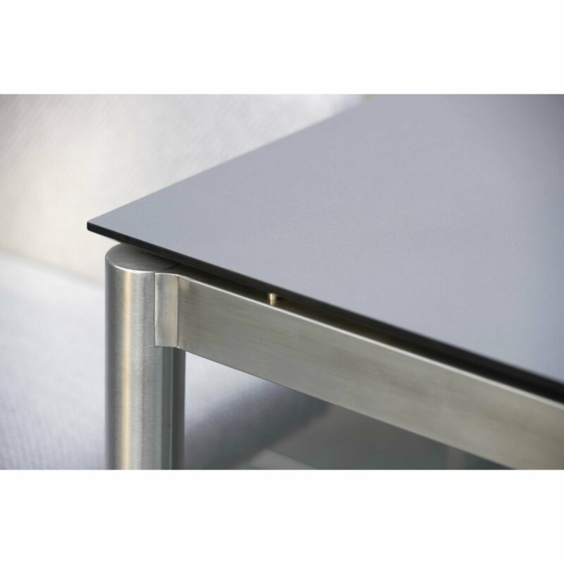 Stern Tischsystem Edelstahl Rundrohr/HPL