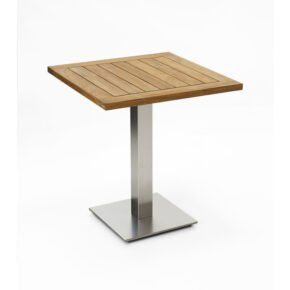 Niehoff Tisch "Bistro", Tischplatte Teak geölt, eckig, 68 cm
