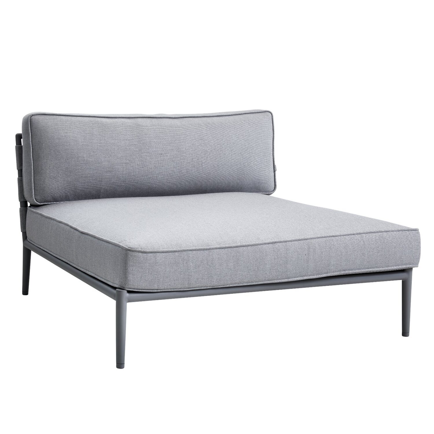 Cane-line "Conic" Daybed mit AirTouch-Kissen hellgrau