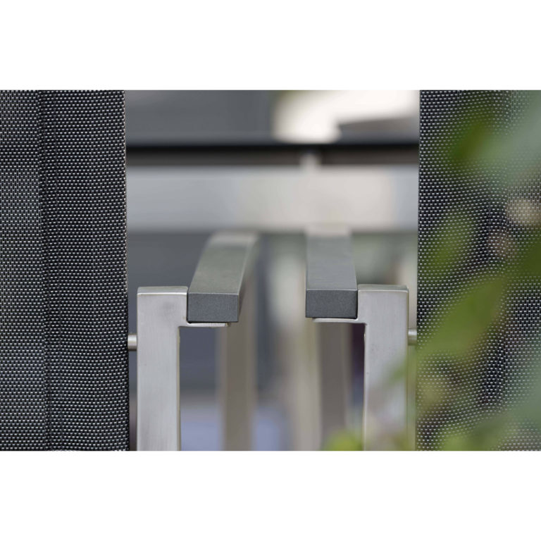 Stern Gartenmöbel-Set mit Stuhl "Evoee" und Tisch Edelstahl/HPL