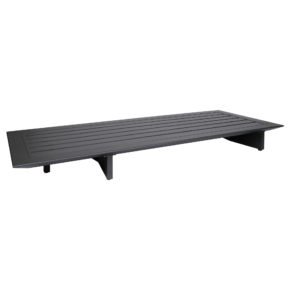 2-Sitzer Basismodul "Arbon" inkl. Tisch von Jati&Kebon, Gestell Aluminium eisengrau