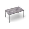 Kettler "Cubic" Gartentisch, Gestell Edelstahl, Tischplatte HPL anthrazit, 160x95 cm