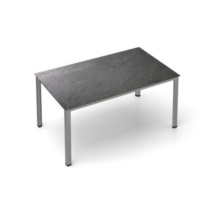 Kettler "Cubic" Gartentisch, Gestell Edelstahl, Tischplatte HPL Jura anthrazit, 160x95 cm