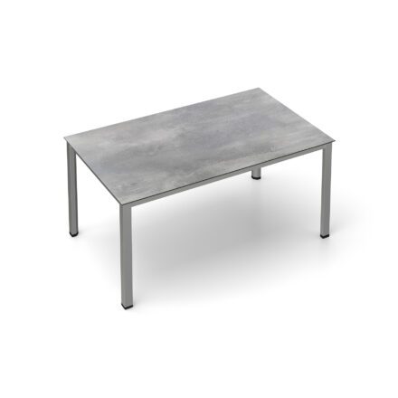 Kettler "Cubic" Gartentisch, Gestell Edelstahl, Tischplatte HPL silber-grau, 160x95 cm