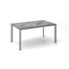Kettler "Edge" Gartentisch, Gestell Aluminium silber, Tischplatte HPL anthrazit, 160x95 cm