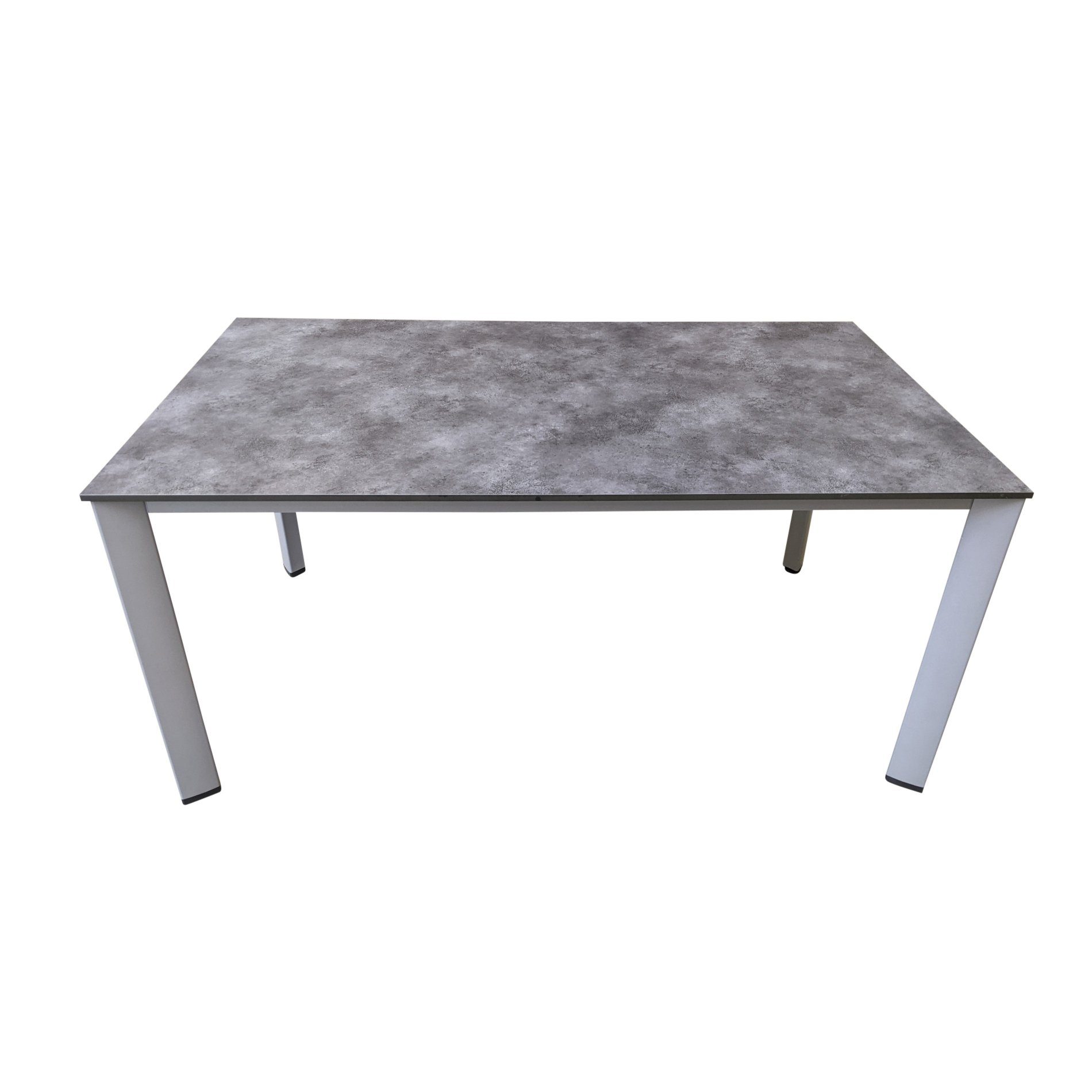 Kettler "Edge" Gartentisch, Gestell Aluminium silber, Tischplatte HPL anthrazit, 160x95 cm