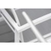 Stern Stapelsessel "Skelby", Gestell Aluminium weiß, Sitz & Rücken Textilgewebe silber