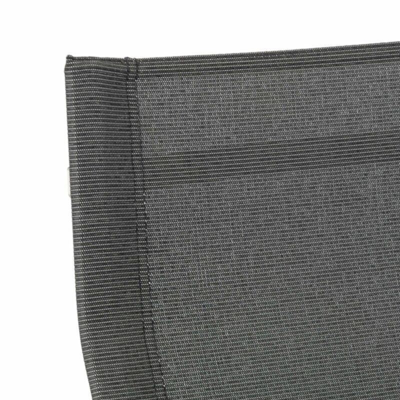 Kettler "Feel" Stapelsessel mit hoher Rueckenlehne, Textilgewebe grau-meliert