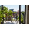 Hartman "Sophie Pro" Dining Chair, Gestell Aluminium xerix, Sitzschale xerix mit "Sophie" Bistrotisch