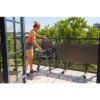 Hartman "Sophie Pro" Dining Chair, Gestell Aluminium xerix, Sitzschale xerix mit "Sophie" Bistrotisch