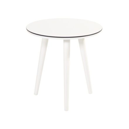 Hartman "Sophie Studio" Beistelltisch, Gestell Aluminium royal white, Tischplatte HPL white, Ø 45 cm, Tischhöhe: 40 cm
