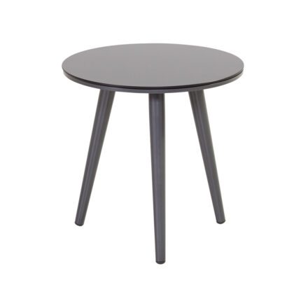 Hartman "Sophie Studio" Beistelltisch, Gestell Aluminium xerix, Tischplatte HPL anthrazit, Ø 45 cm, Tischhöhe: 40 cm