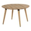 Hartman "Sophie Studio" Beistelltisch, Gestell Teakholz, Tischplatte Teakholz, Gestell-Absetzung carbon black