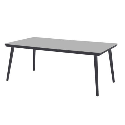 Hartman "Sophie Studio" Gartentisch, Gestell Aluminium carbon black, Tischplatte HPL carbon black, Größe 170 x 100 cm