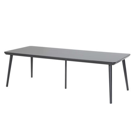 Hartman "Sophie Studio" Gartentisch, Gestell Aluminium carbon black, Tischplatte HPL carbon black, Größe 240 x 100 cm
