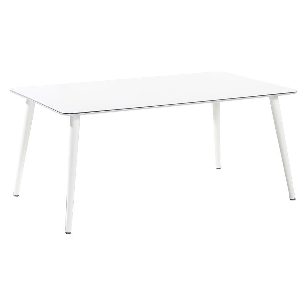 Hartman "Sophie Studio" Gartentisch, Gestell Aluminium royal white, Tischplatte HPL white, Größe 170 x 100 cm