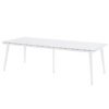 Hartman "Sophie Studio" Gartentisch, Gestell Aluminium royal white, Tischplatte HPL white, Größe 240 x 100 cm