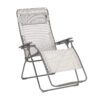 Lafuma "Futura XL" Relaxsessel, Gestell Stahl titane, Sitzfläche Batyline® Duo galet