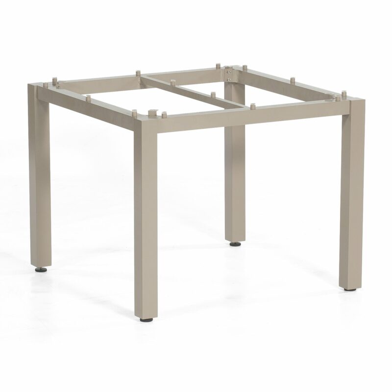 SonnenPartner Tischgestell "Base" 90x90 cm, Aluminium champagner
