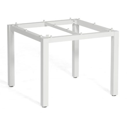 SonnenPartner Tischgestell "Base" 90x90 cm, Aluminium weiß
