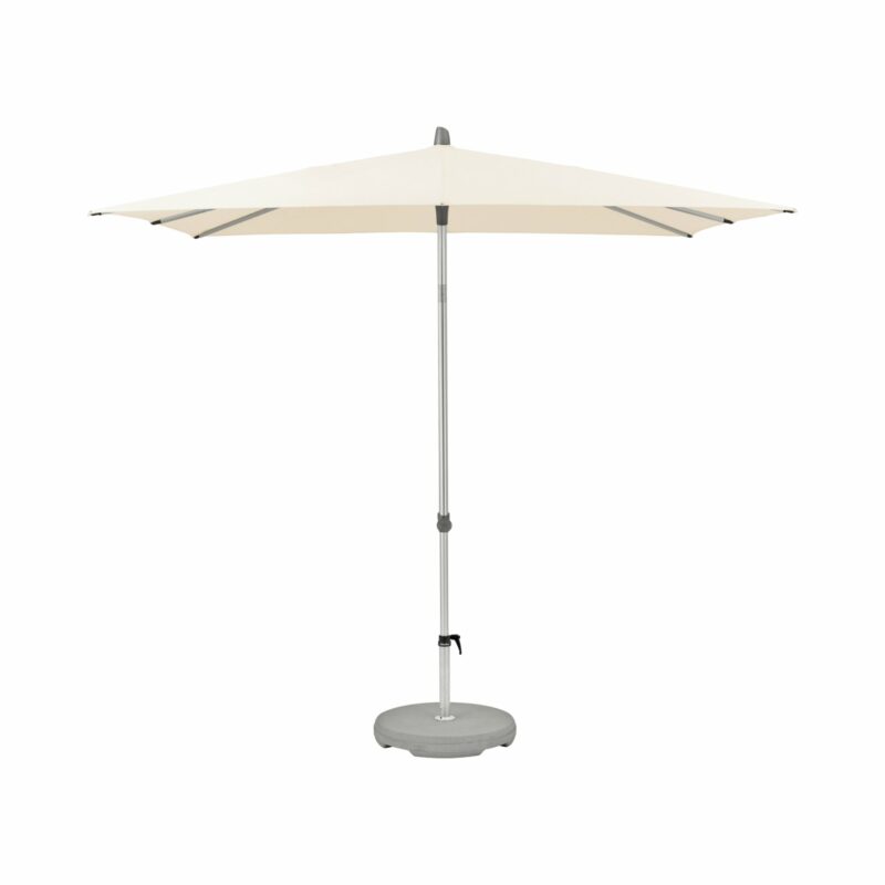 Glatz "Alu-Smart", Sonnenschirm, quadratisch, Dessin 523 - Champagne (© by GLATZ AG, Schweiz)