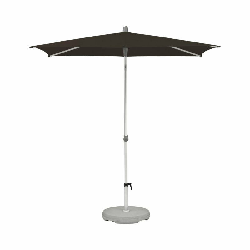 Glatz "Alu-Smart", Sonnenschirm, rechteckig, Dessin 408 - Black (© by GLATZ AG, Schweiz)
