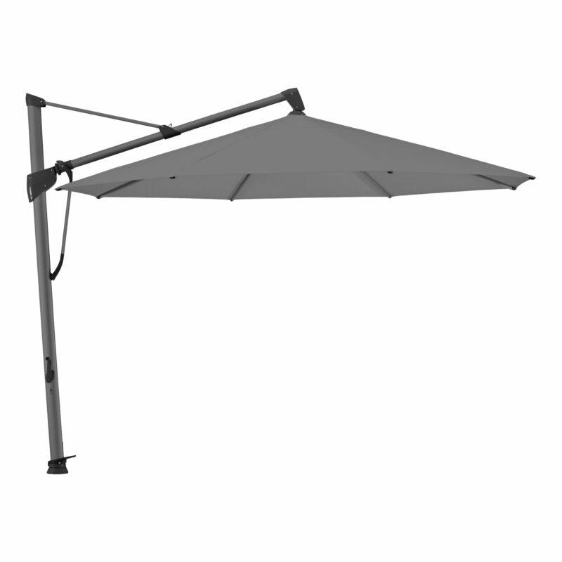 Glatz "Sombrano®S+", Sonnenschirm, Gestell Aluminium anthrazit, rund, Dessin 684 - Urban Shadow (© by GLATZ AG, Schweiz)