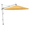 Glatz "Sombrano®S+", Sonnenschirm, Gestell Aluminium natureloxiert, rund, Dessin 617 - Safran (© by GLATZ AG, Schweiz)