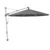 Glatz "Sombrano®S+", Sonnenschirm, Gestell Aluminium natureloxiert, rund, Dessin 807 - Lava (© by GLATZ AG, Schweiz)