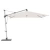 Glatz "SOMBRANO® S+", Sonnenschirm, quadratisch, Dessin 404 - White (© by GLATZ AG, Schweiz)