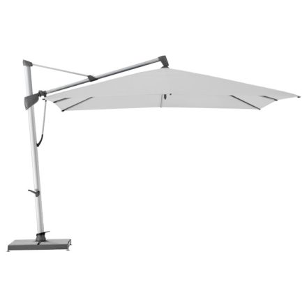 Glatz "SOMBRANO® S+", Sonnenschirm, quadratisch, Dessin 510 - White (© by GLATZ AG, Schweiz)
