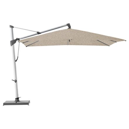 Glatz "SOMBRANO® S+", Sonnenschirm, quadratisch, Dessin 650 - Camel Melange (© by GLATZ AG, Schweiz)
