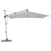 Glatz "SOMBRANO® S+", Sonnenschirm, quadratisch, Dessin 665 - Chrome (© by GLATZ AG, Schweiz)