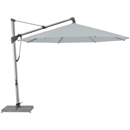 Glatz "SOMBRANO® S+", Sonnenschirm, rund, Dessin 665 - Chrome (© by GLATZ AG, Schweiz)