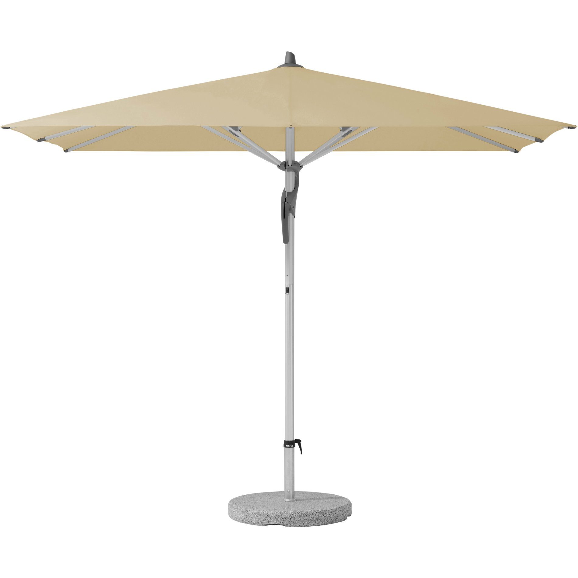 GLATZ "FORTERO®" Sonnenschirm, Marktschirm - Stoffklasse 4, rechteckig