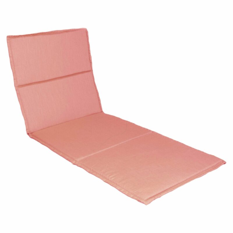 Stern Auflage für Sonnenliege/Rollenliege "Allround", 100% Polyacryl, koralle