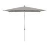 Glatz "Alu-Smart", Sonnenschirm, eckig, Dessin 558 - Steel (© by GLATZ AG, Schweiz)