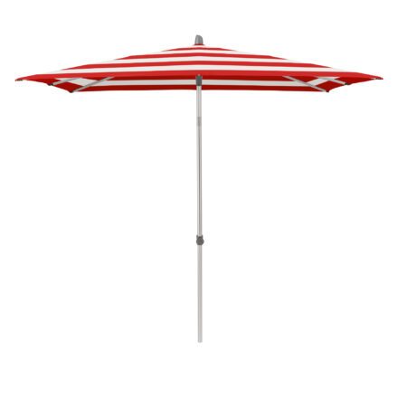 Glatz "Alu-Smart", Sonnenschirm, eckig, Dessin 800 - Red Stripe (© by GLATZ AG, Schweiz)