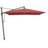 Glatz "Sombrano®S+", Sonnenschirm, Gestell Aluminium anthrazit, eckig, Dessin 637 - Cherry (© by GLATZ AG, Schweiz)