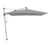 Glatz "Sombrano®S+", Sonnenschirm, Gestell Aluminium natureloxiert, eckig, Dessin 509 - Slate (© by GLATZ AG, Schweiz)