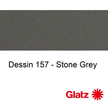 GLATZ Stoffmuster Dessin 157 Stone Grey