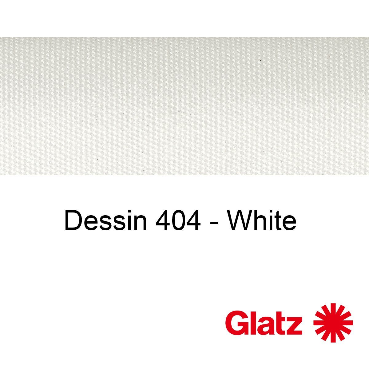 GLATZ Stoffmuster Dessin 404 White
