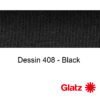 GLATZ Stoffmuster Dessin 408 Black