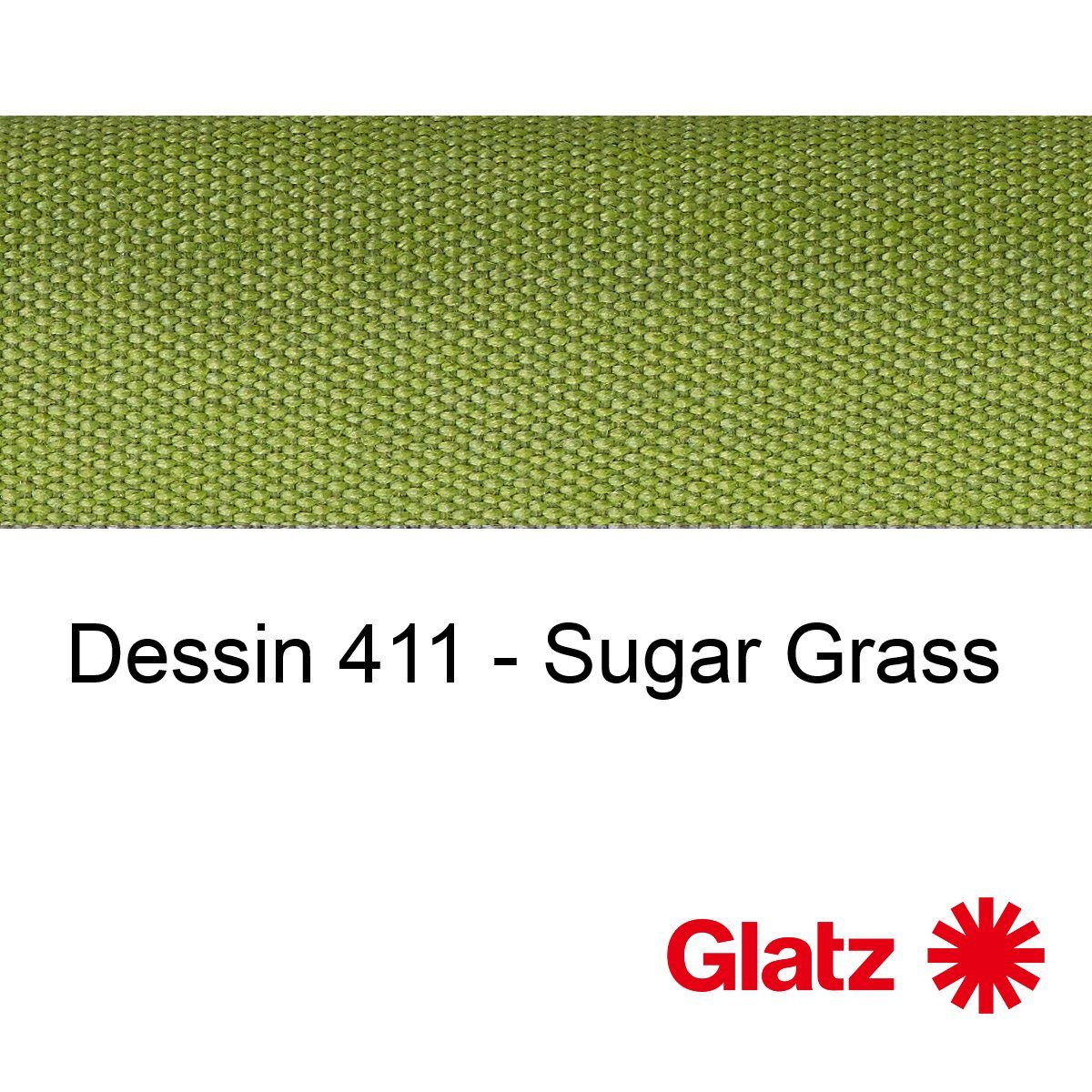 GLATZ Stoffmuster Dessin 411 Sugar Grass
