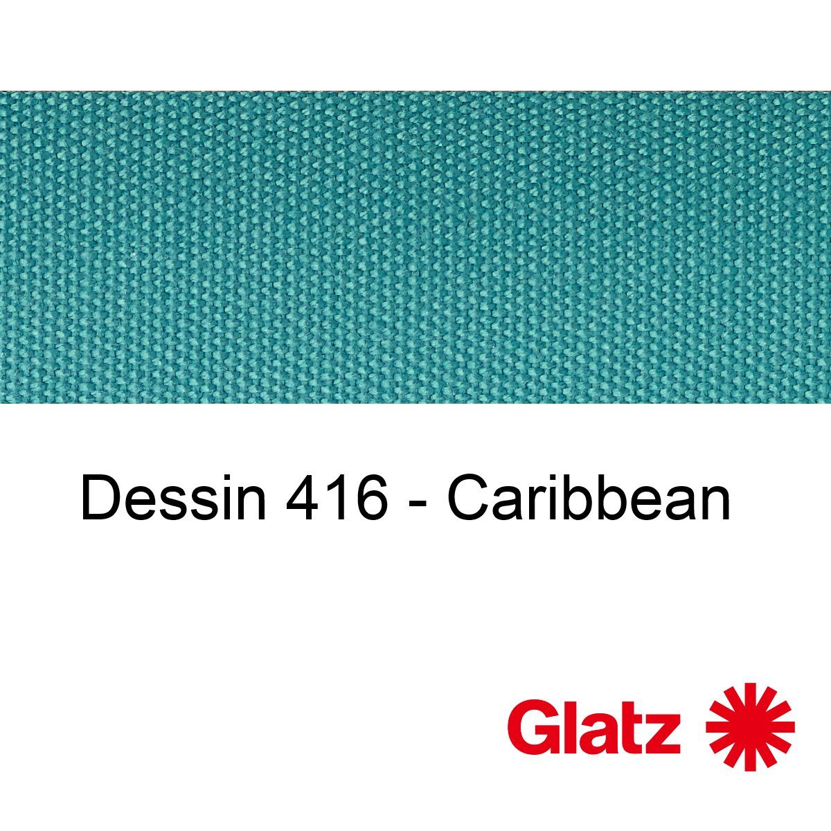 GLATZ Stoffmuster Dessin 416 Caribbean