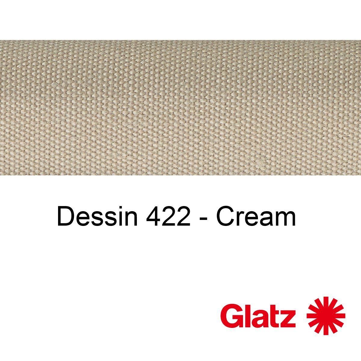GLATZ Stoffmuster Dessin 422 Cream