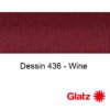 GLATZ Stoffmuster Dessin 436 Wine