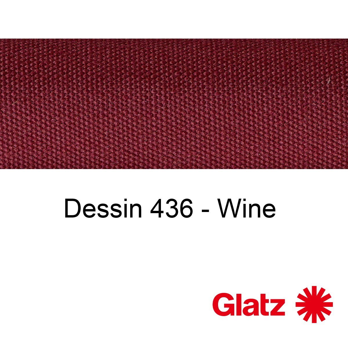 GLATZ Stoffmuster Dessin 436 Wine