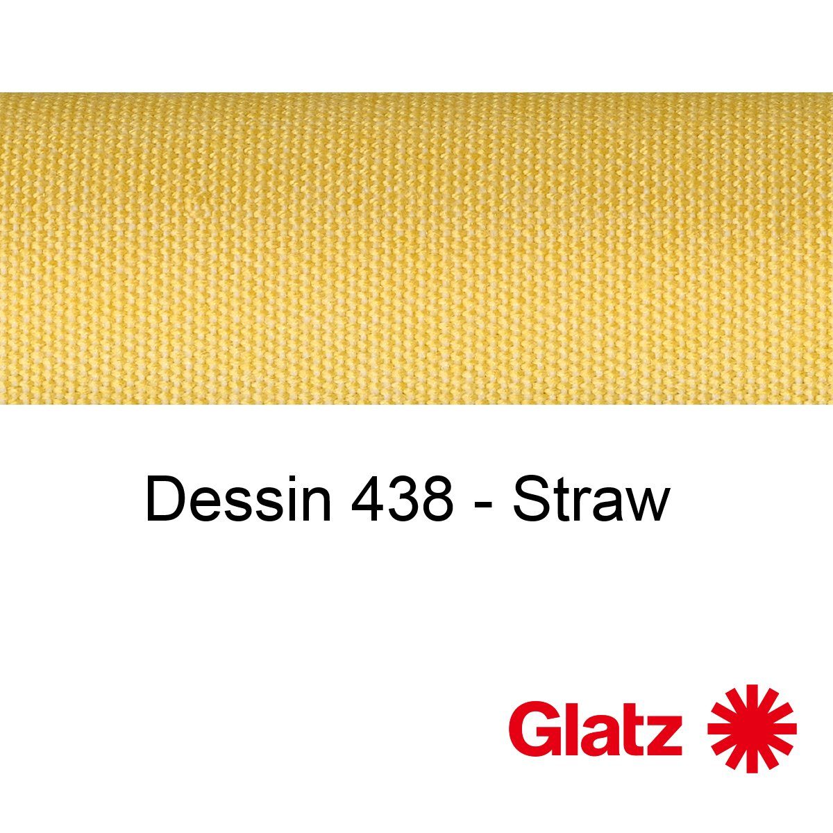 GLATZ Stoffmuster Dessin 438 Straw