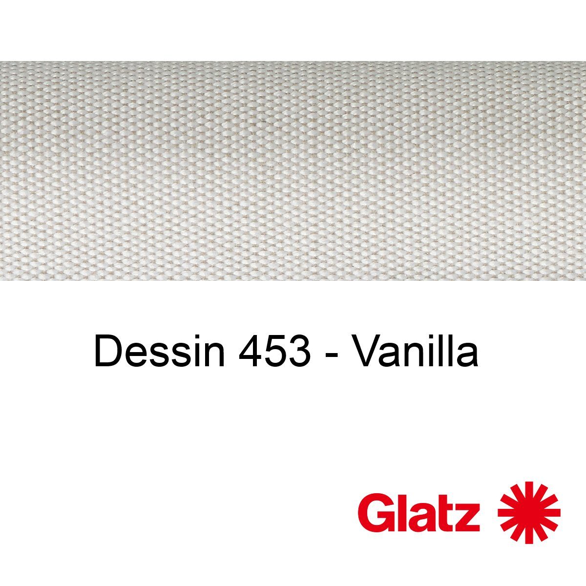 GLATZ Stoffmuster Dessin 453 Vanilla